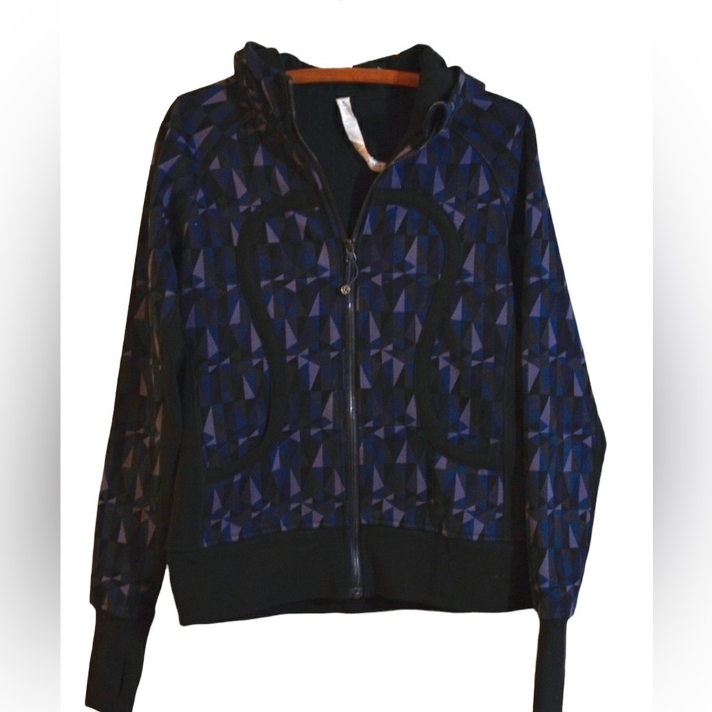 Lululemon 10 Geometric Yoga Activewear Hoodie